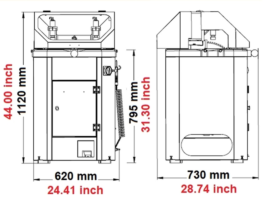 PKS-503 18-inch UpCut Miter Aluminum Saw